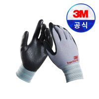 3M 장갑 슈퍼그립 100 그레이 작업 코팅 안전 장갑