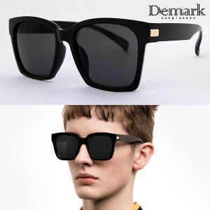 하하 이상민 빅사이즈 뿔테 사각 남성용 골드 블랙 남자 레트로 연예인 데일리 선글라스 dm5657