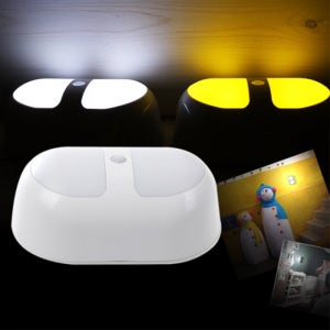 LED 무선 센서등 현관 보조 조명등 동작 조도 감지 건전지 간편한 설치 SL103