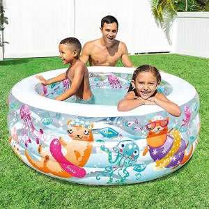 인텍스 원형 풀장 NR-58480 152x56cm 물놀이 에어쿠션