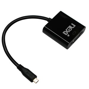 MICRO HDMI TO VGA 컨버터 변환젠더 케이블 NX183