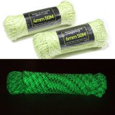 야광 반사 스트링 텐트 타프 설치용 로프 4mm 6mm 50M