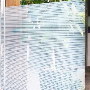 창문시트지 윈도우필름 GM스트라이프 화이트 (POV-88011)