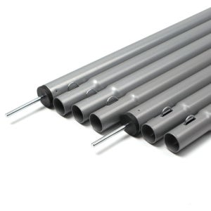 스틸폴대 3절 분리형 240cm 텐트 타프 스크린 차박 용품 스틸폴