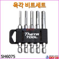 [세타툴]육각 비트날 세트 5pcs SH6075