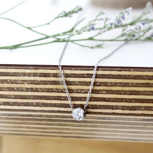 써지컬스틸 다이아도트 목걸이