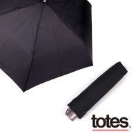 totes 토스우산 수동 3단우산 슬림 블랙 102BLK