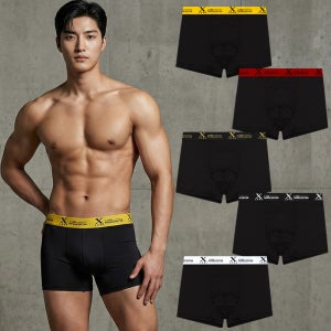 TRY 남자 팬티 드로즈 세트 쿨 인견 메쉬 편한 사각 팬티 빅사이즈 남성 속옷