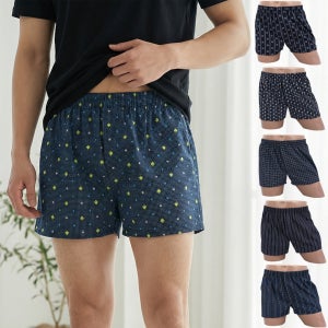 BYC 국산 남성팬티 순면 사각 트렁크 팬티 5매 세트 편한 남성 속옷 면 빅사이즈