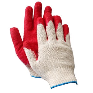 [국내산] 반코팅 장갑 목장갑 코팅장갑 작업 작업용 안전 빨간목장갑 막장갑