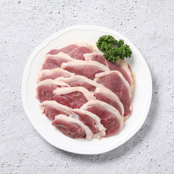 두메산골 무항생제오리 오리고기 생오리 로스 500g 1kg 슬라이스 구이 무항생제
