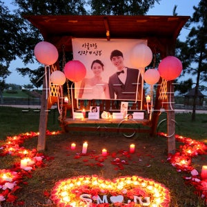 로맨틱그네 이벤트세트,특별한 결혼프로포즈 깜짝이벤트소품 100일 연인고백 생일풍선장식 홈파티용품 남자여자친구 감동행사전문