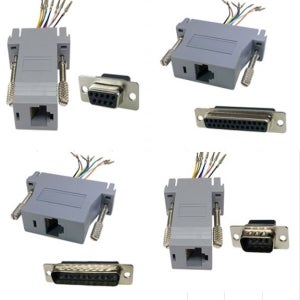 콘솔 케이블 패시브 젠더 RJ45 DSUB9핀25핀 RS232연결 묶음배송,빠른배송