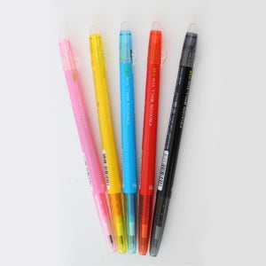 지워지는 볼펜 0.38mm 프릭션 일본볼펜 5색 세트