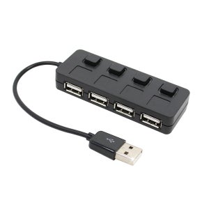 넥시 USB2.0 4포트 허브 무전원 슬림형