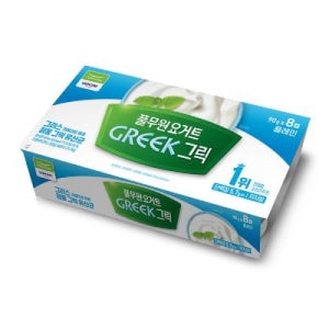 풀무원다논 그릭요거트 플레인 90G*8입