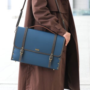 숄더+백팩겸용 클래식 노트북가방 PLUTO320 빈센트블루 13인치