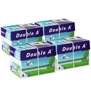 더블에이 A4용지 복사용지 80g 2000매, 4개