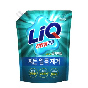 애경산업 리큐 진한겔 액체세제 일반용 리필 2.1L