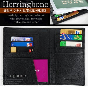 HERRINGBONE 여권지갑 HB02002/남성장지갑