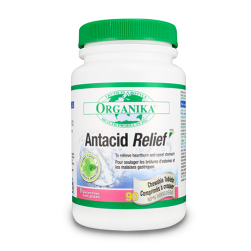 <b>오가니카</b> ANTACID RELIEF-속쓰림 <b>소화불량</b> 완화 90정