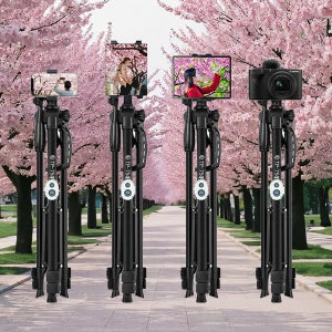 SMJ 카메라 여행용 휴대용 삼각대 스마트폰 브이로그 태블릿 Z폴드+블루투스 리모컨