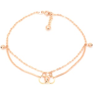 14K 18K 아크바볼두줄 발찌