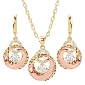 14K 18K 프랭클 세트 (목걸이,귀걸이)