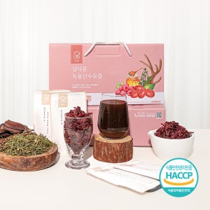 [2+1 행사] 녹용 산수유즙 추출액 80ml 30포 (시음용 5포 추가)