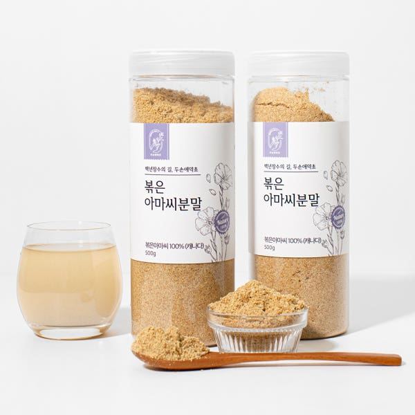 볶은 아마씨 분말 가루 500g 캐나다산