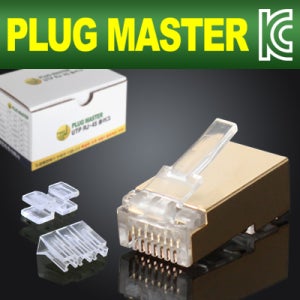 PLUG MASTER P8-064 STP CAT.7/CAT.6A RJ-45 8P8C 플러그 (100개)