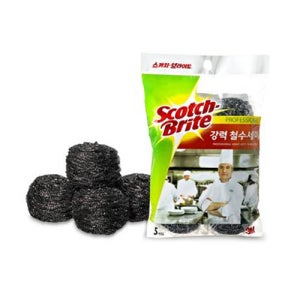 3M 스카치브라이트 강력 철수세미 스텐수세미 45g 5개입 (MSBL-45)