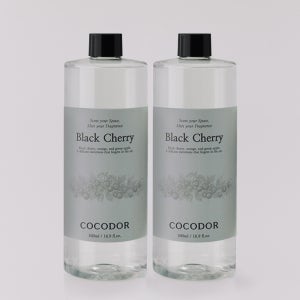 코코도르 대용량 디퓨저 리필액 실내방향제 집들이선물 인테리어 블랙체리, 500ml, 2개
