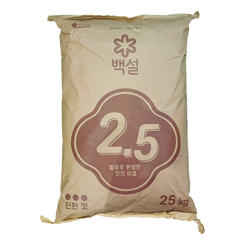 CJ 제일제당 백설 <b>핵산</b> 2.5 프로 고복합 25kg