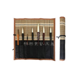 고급 수납형 붓말이 붓발 서예도구 캘리그라피 서예용품