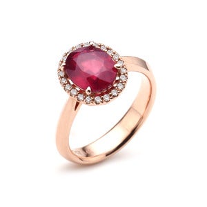 14k,18k 퀸즈 루비 반지(천연석)