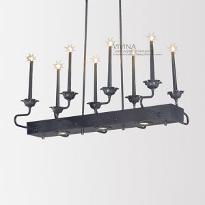 LED캔들직사각8등 펜던트(G9/램프포함)