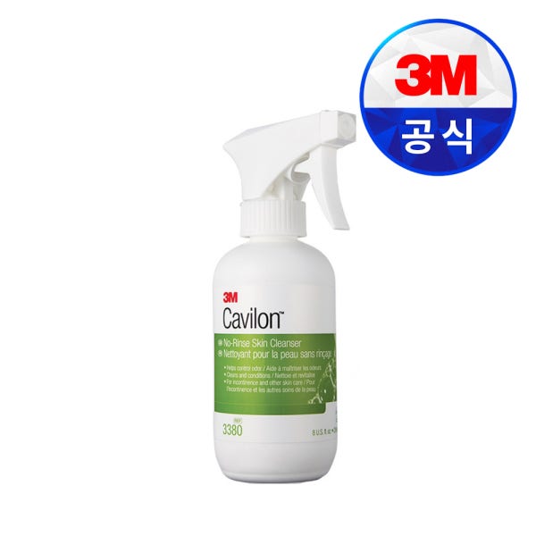 3M 캐빌론 3380 노린스 스킨 클렌저 냄새제거 욕창방지 예방 환자전용 피부 세정제