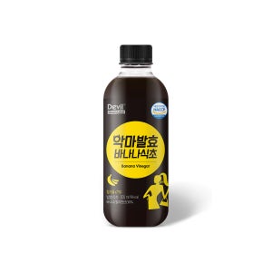 악마다이어트 발효 식초 저온숙성 유기농 현미발효 음료 차 바나나, 500ml, 1개