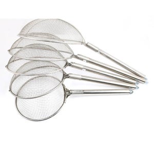 굵은망 스텐손잡이 뜰채 파이프 건지게, 튀김건지게 특호,1호,2호,3호,4호