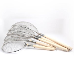 굵은망 나무손잡이 뜰채 건지게, 튀김 건지게, 특호 1호 2호 3호 4호