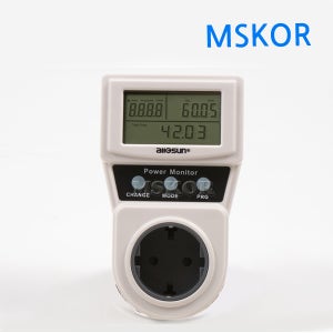 전력 분석기 EM560 측정기 전기소모비용 표시