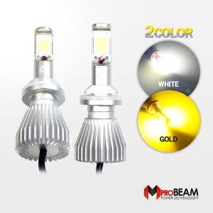 12V전용 엠프로빔 2WAY LED안개등(점등or싸이키 2기능)/2개 1세트/순정소켓형/8W