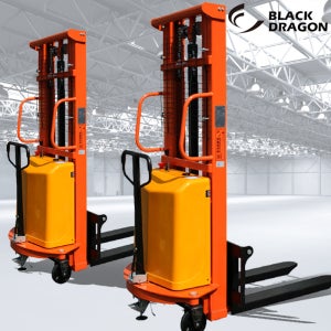 블랙드래곤 전동 스태커 상하 반전동 포크리프트 유압 LIFT 파레트 자키 SEF-1516