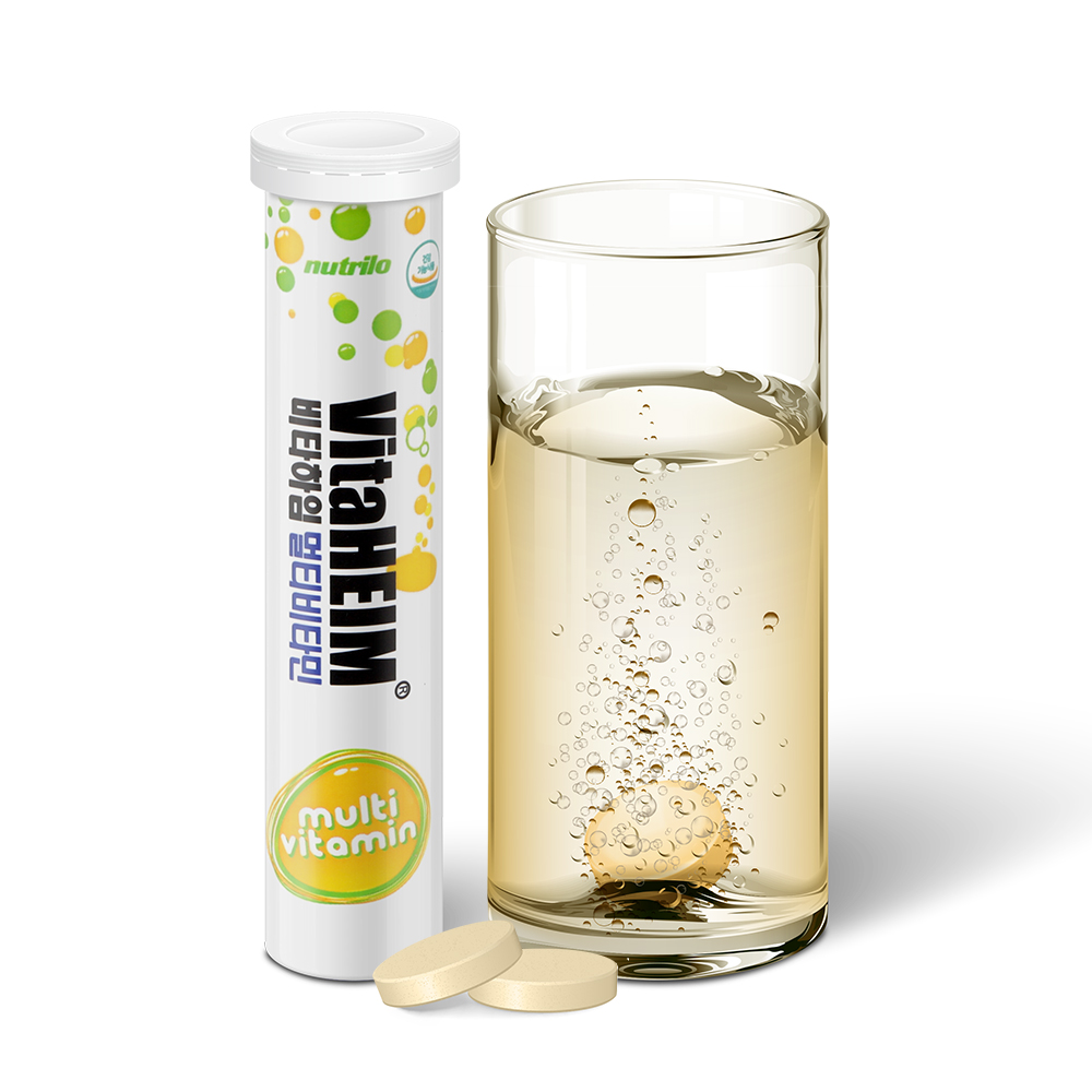 독일 발포<b>비타민</b> 종합 <b>비타민</b> B12 E B6 B1 미네랄 마시는 액상 나이아신